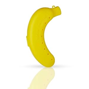 DeoDap Plastic Banana Case (Yellow) – 1pc