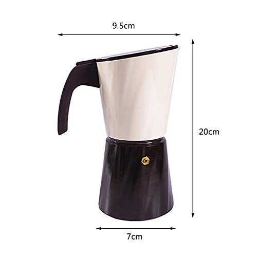 DYB Espressokocher Moka Pot Home 180ml Kaffeekanne Büro Make Kaffee Appliance Italienisch Konzentrat Kaffeekanne – Bild 7