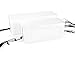WYNMARTS CBB Large Cable Organizer Box, White Color for Outlet Power Cable Management with 100 Reusable/Releasable Cable Ties, 16
