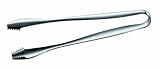 Piazza 7-Inch Long Ice Tong, Stainless Steel
