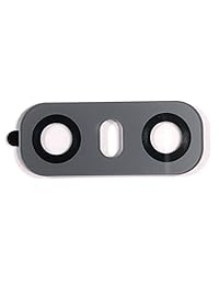 bonafide hardwaretm trasera lente de vidrio de repuesto para cámaras compatible con todos los modelos LG G6, Plateado