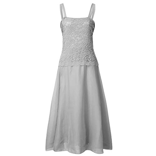 DONTAL Women Long Sleeve Two-Piece Chiffon Lace Patchwork Solid Loose Hem Dress Cardigan Wine - Thumbnail 2