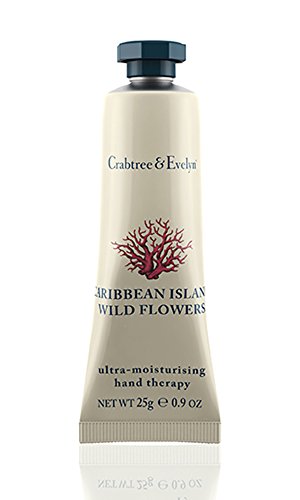 Crabtree & Evelyn Ultra-Moisturising Hand Cream Therapy, Caribbean Island Wild Flowers Scent - 0.9 oz.