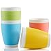 Toddler Cups, Kid's BPA-Free Tumbler Cup for Drinking, Microwave and Dishwasher Safe Tumblers, 4 Cups