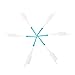 ROSENICE Dental Floss Interdental Brush Teeth Stick Double-ended Toothpick 200pcs.
