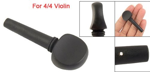 DealMux Music Instrument Parts Wooden Tuning Peg Black for 4/4 Violin