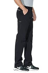 Nonwe Men's Quick Dry Hiking Jogger Pants Black