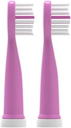 OJV Replacement Toothbrush Heads for Kid's toothbrush Set of 2 (Pink)
