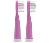 OJV Replacement Toothbrush Heads for Kid's toothbrush Set of 2 (Pink)