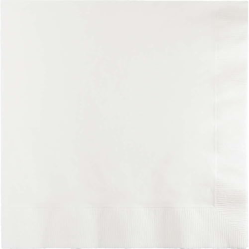 Creative Converting Disposable Paper Dinner Napkins, 3-Ply, 8.5x 8
