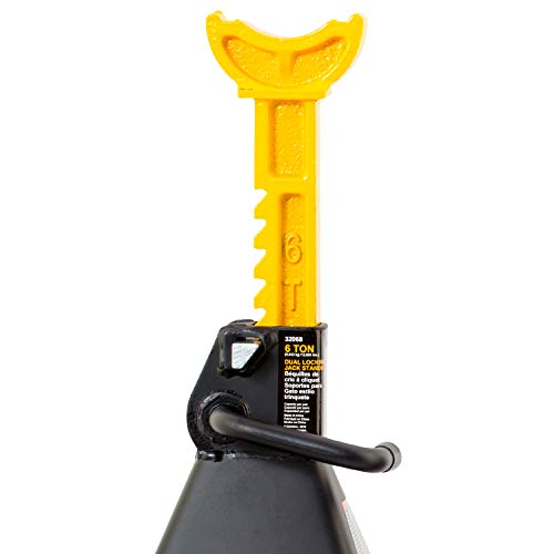 Omega Lift 32068 Heavy Duty Jack Stands 6 Ton Pair Double Locking