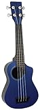 Eddy Finn EF-PSBL Beach Comber Soprano Ukulele, Blue