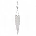 IrbingNii Belly Button Rings Long Dangle Belly Piercing Stainless Steel 14G Body Chain Belly Rings for Women Dangling Tassels