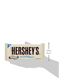 HERSHEY'S Holiday - Juego de 12 barras de chocolate para caramelos, extragrande y crema para galletas