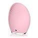 FOREO LUNA Face Exfoliator Brush and Silicone Cleansing Device for Sensitive/Normal Skin, Pink
