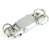 Sensi 'S' Quick Release Valet Keyring in Matte Aluminum