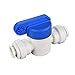 John Guest PPSV040808WP Single Straight Shut-Off Valve, 1/4" Tube OD x 1/4" primary