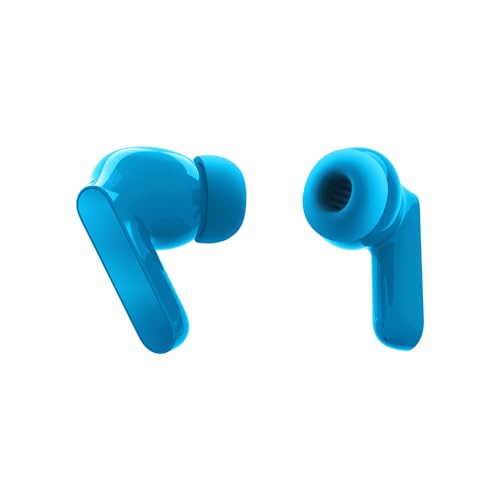Audífonos Moto Buds Bass, cancelación de Ruido Inteligente, ultraligeros y Repelente al Agua Azul