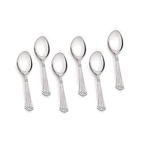 Neelam Stainless Steel Balanced Classic 6 pcs Tea Spoon Set