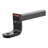 CURT 45026 Class 1 Trailer Hitch Ball Mount, Fits 1-1/4-Inch Receiver, 2,000 lbs. GTW, 3/4-Inch Ball Hole, 3-1/4-Inch Drop, 2-5/8-Inch Rise