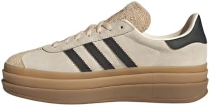Amazon.com | adidas Womens Gazelle Bold Beige/Black Road Running
