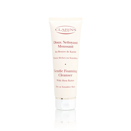 Clarins Gentle Foaming Cleanser with Shea Butter Facial Wash for Dry
