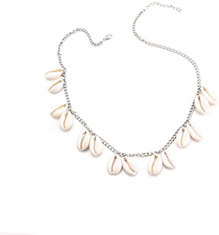 Turquoise Shell Choker Necklace for Women (6)