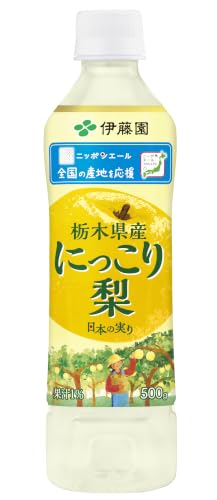 伊藤園 にっこり梨 栃木県産 500g×24本 ニッポンエール ペットボトル