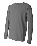 Comfort Colors Ringspun Garment-Dyed Long-Sleeve T-Shirt (C6014)- GREY, L