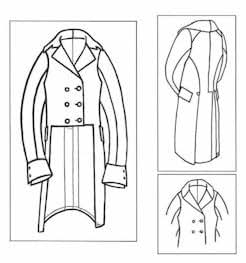 Amazon.com: 1800 - 1820 Men's M-notch and Roll Collar ...