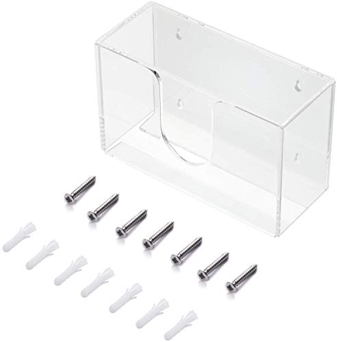 Femeli Acrylic Paper Towel Holder Dispenser for Kitchen Bedroom Toilet-Wall Mounted,Clear