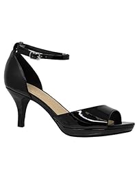 Zapatos MVE para mujer con tacón de gatito bajo, zapato clásico de vestir para desherbar por Classy Women
