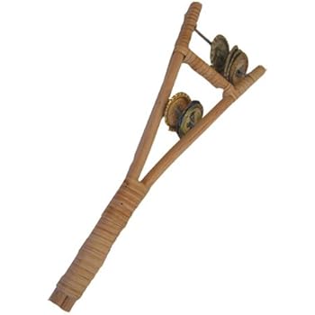 Amazon.com: African Sistrum Rattle - Bottle Cap Fork