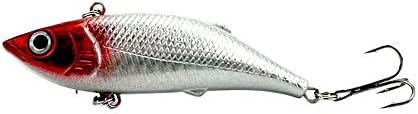 CieKen Fishing Bait, 1Pcs 8CM 10G Lures Hard Bait Plastic Bait Worms Fishing Lure with Salt Fishing
