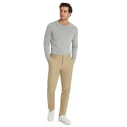 Michael Kors Beige Solid Classic Pants|Beige,46/34