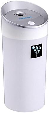 Air Humidifier Ainingshi 300ML USB Mist Ultrasonic Humidifier Mist Maker Portable Adjustable Mist Mode for Office Car Home Study Yoga Spa (White)