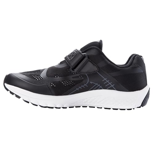Propet Mens One Strap Walking Walking Sneakers Shoes - Black - Size 15 D