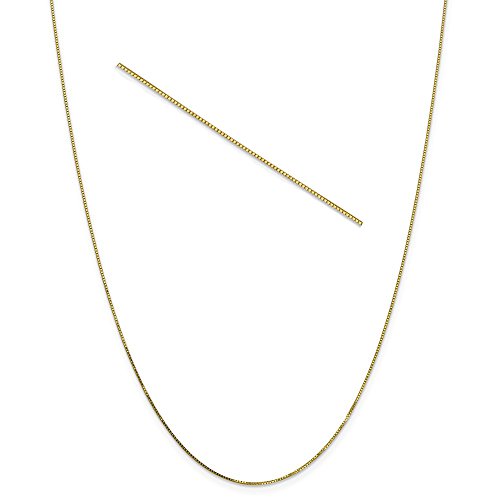 Rembrandt Charms 10K Yellow Gold Ships Wheel Charm on a 10K Yellow Gold Box Chain Necklace, 18" - Thumbnail 2