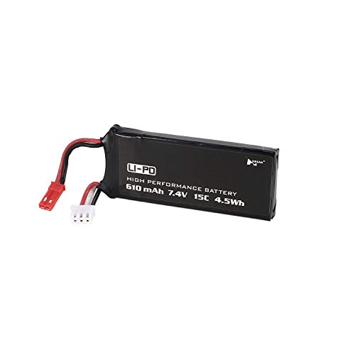 ToGames 2PCS 7.4V 610mAh 15C Li-po Battery for Hubsan H502S H502E RC Drone Quadcopter Aircraft UAV Spare Part Accessories Model - Thumbnail 6