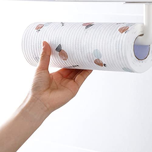 2 Pcs Paper roll Rack Towel Holder, Toilet Paper Holder, Kitchen Roll Holder Under Cabinet Self-Adhesive Tissue Rack for Bathroom Toilet Kitchen Offices