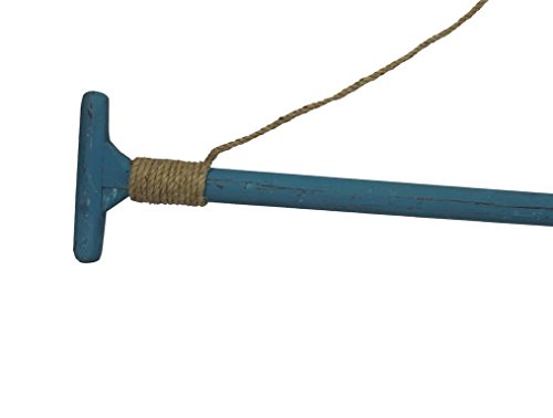 image for Handcrafted Nautical Decor Wooden Malibu Decorative Rowing Boat Paddle