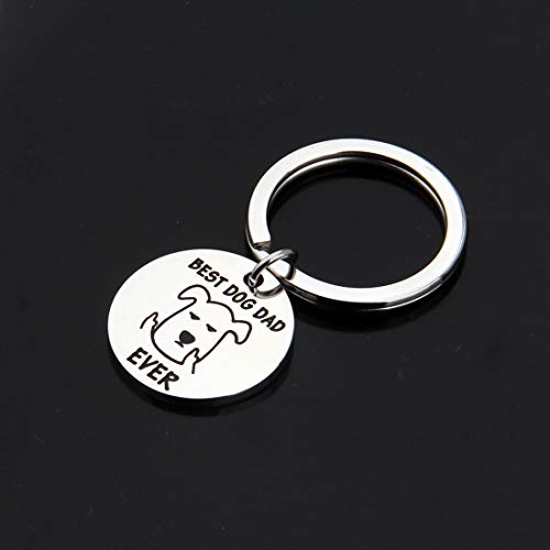 dog dad keychain