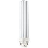 (10 Pack) Philips Lighting 38336-4 - PL-C 26W/835/4P/ALTO - 26 Watt CFL Light Bulb - Compact Fluorescent - 4 Pin G24q-3 Base - 3500K -