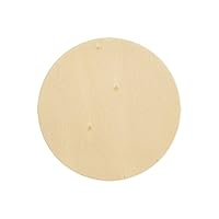 Craftparts Direct Natural Unfinished Round Wood Circle Cutout 10 Inch - Bag of 10