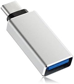 Valar USB-C Adapter Type-C to USB 3.0 Adapter for MacBook Pro, Google Pixel, Nexus 6P 5X, LG G5, HTC 10, and More (Silver)