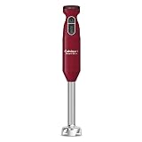 Cuisinart Smart Stick Two-Speed Hand Blender, Powerful Immersion Blender with 300-Watt Motor Blends Shakes, Smoothies, Puree, Baby Food, Soups & Sauces, CSB-175RP1, Red