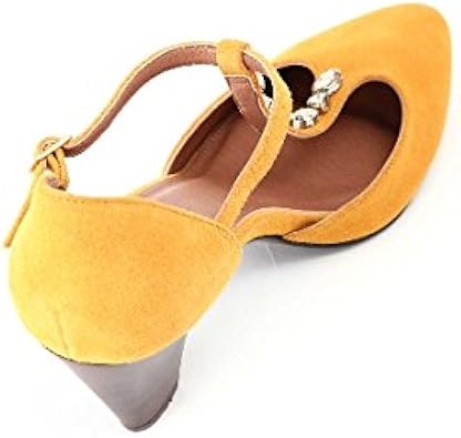 Amazon ジルスチュアート 美人百花9月号掲載 ジーンtストラップパンプス Mustard 23 5 ファッションサンダル