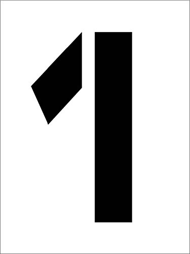 National Marker Corp. PMC12-1 Stencil, Number 1, 12 Inch