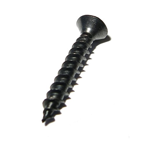 foto-kontor 8 Assy Senkkopf Spezial Holzschrauben 3x15mm in schwarz Gewinde asymmetrisch Lautsprecherschrauben – Bild 6