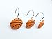 Doupoo Home Decorative Basketball Shower Curtain Hooks Set of 12 (Baskerball) 11
